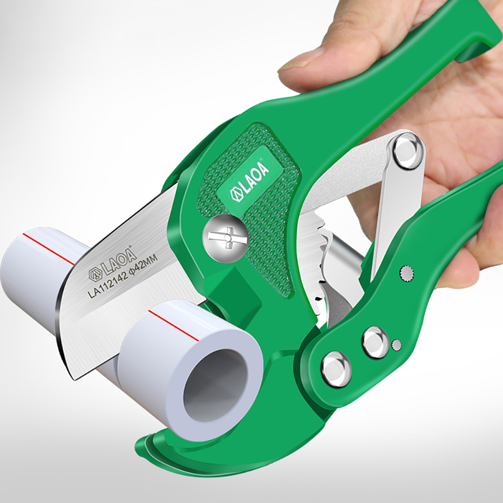 Pipe Cutter Ratchet - LAOA Rohrschneider 42mm, Hochleistungs-Aluminiumlegierung, Ratschenmechanismus, Selbstverriegelnd,