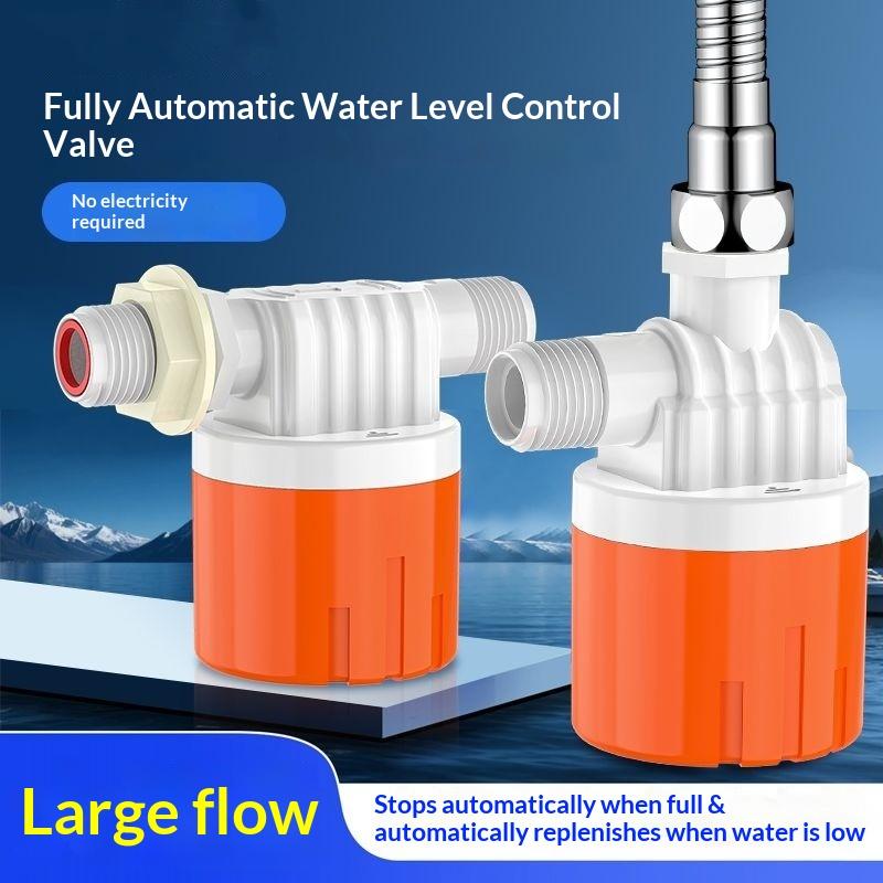 Float Ball Valve - Automatisches Wasserstandsregelventil, Kunststoff-Schwimmerkugelhahn, 1/2 Zoll, 3/4