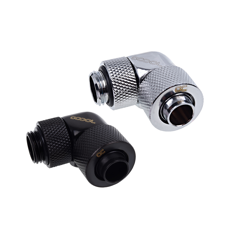 Compression Fitting Brass - Alpha cool 13x10mm Klemm verschraubung 90