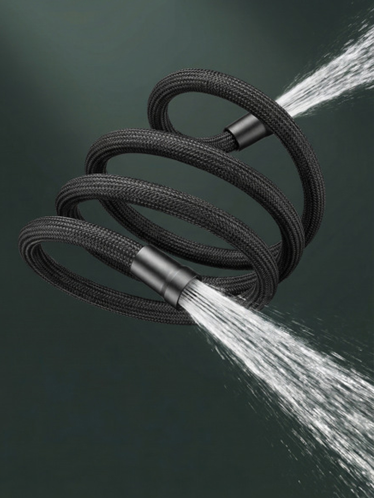 Flexible Hose Braided - 1,5/2 m Nylonseil, geflochtenes Duschrohr, 4-Punkt-Universal-Wasserrohr,