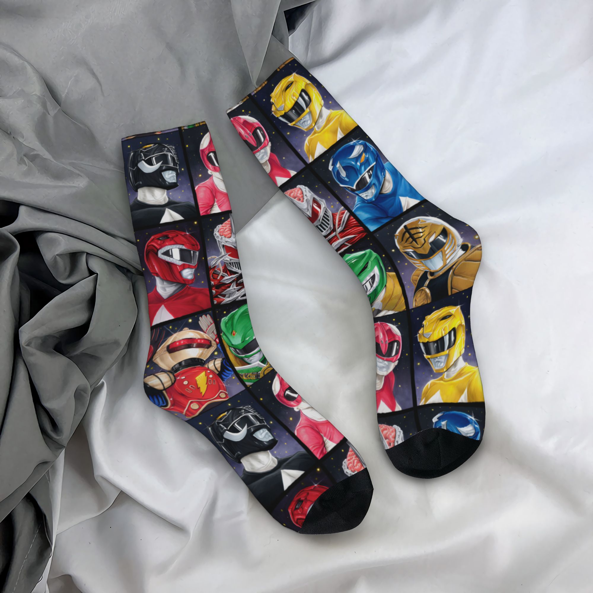 Pipe Bending Spring - Power R-Ranger 90er-Jahre-Socken für Herren und