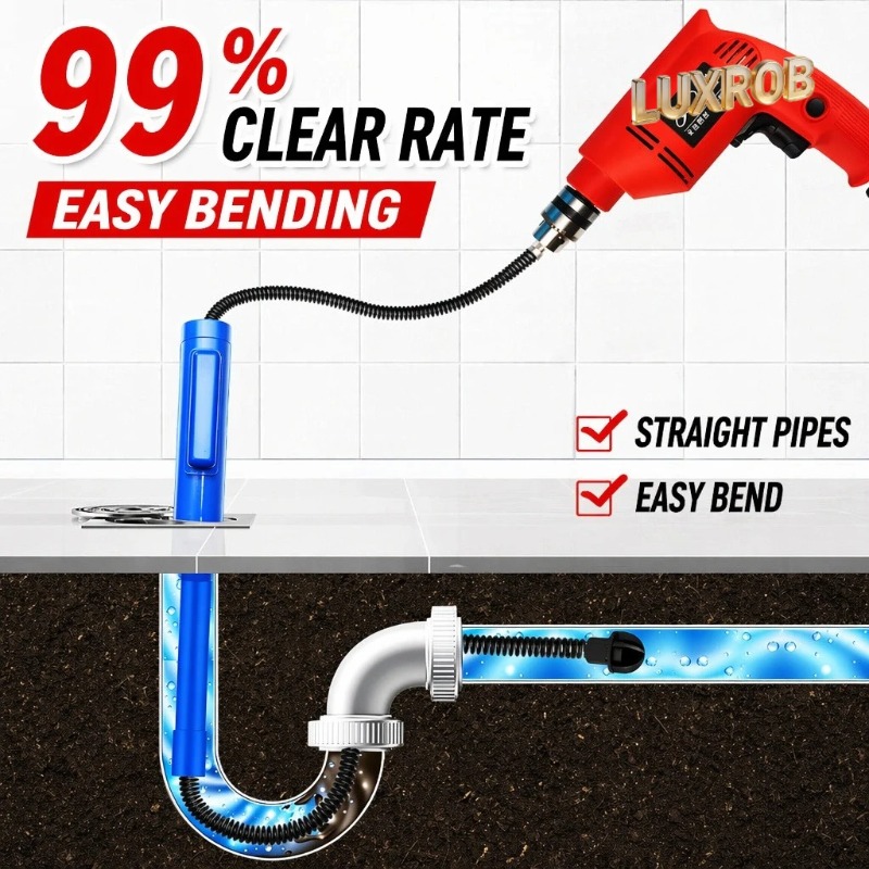 Doppelantriebs-Abflussreinigun – Pipe Bending Spring Bewertung und Preis