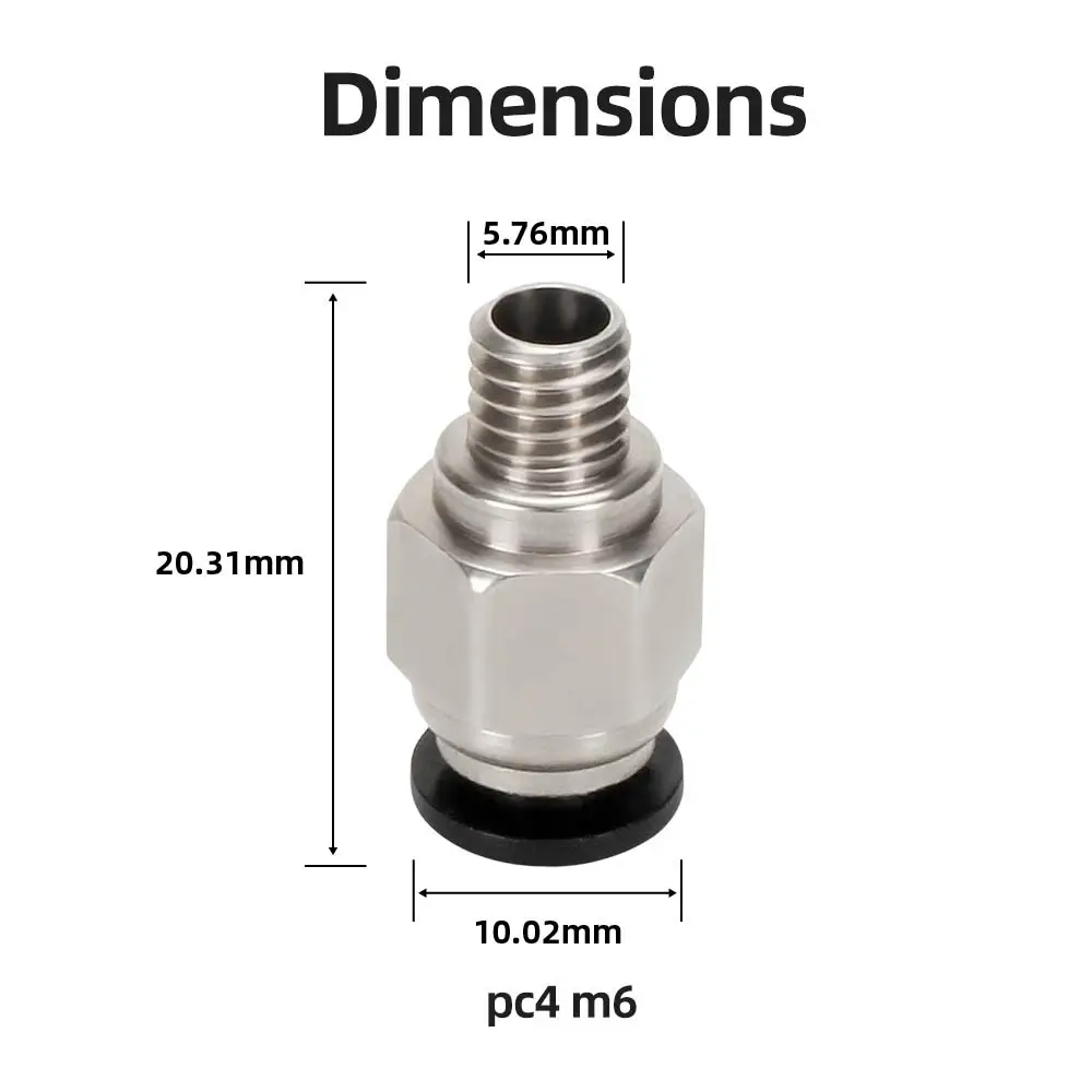 1-10 Stück 3D-Drucker-Zubehör  – Ptfe Tape Thread Bewertung und Preis