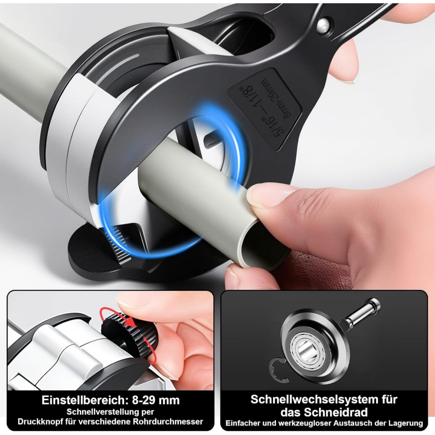 Rohrschneider-Set mit Ratsche  – Pipe Cutter Ratchet Bewertung und Preis
