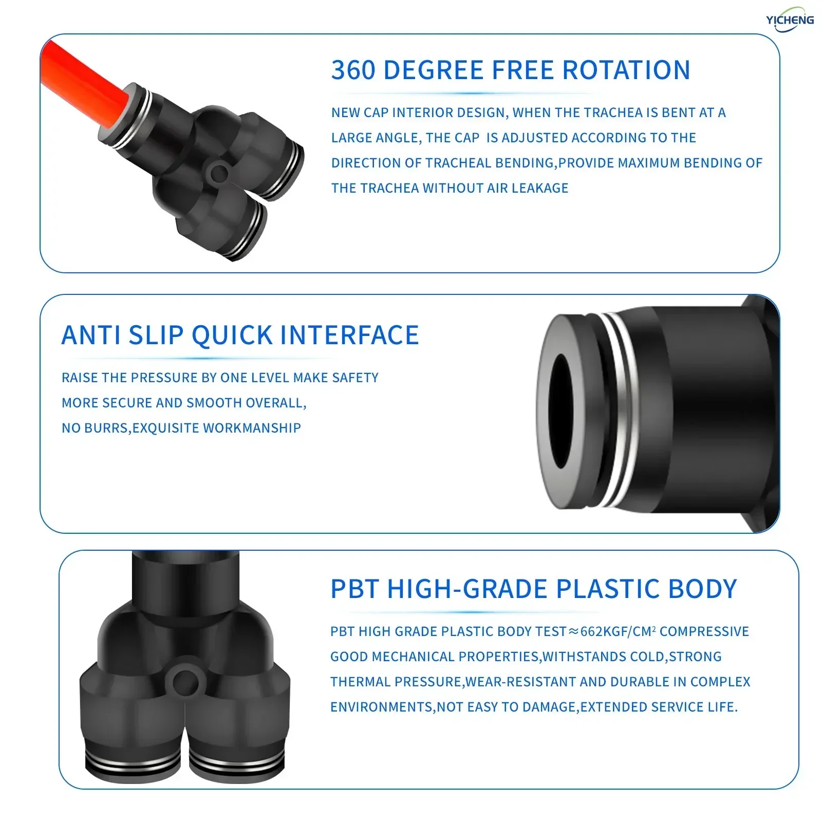 PNEUMATISCHER Schlauchverbinde – Push Fit Connector Bewertung und Preis