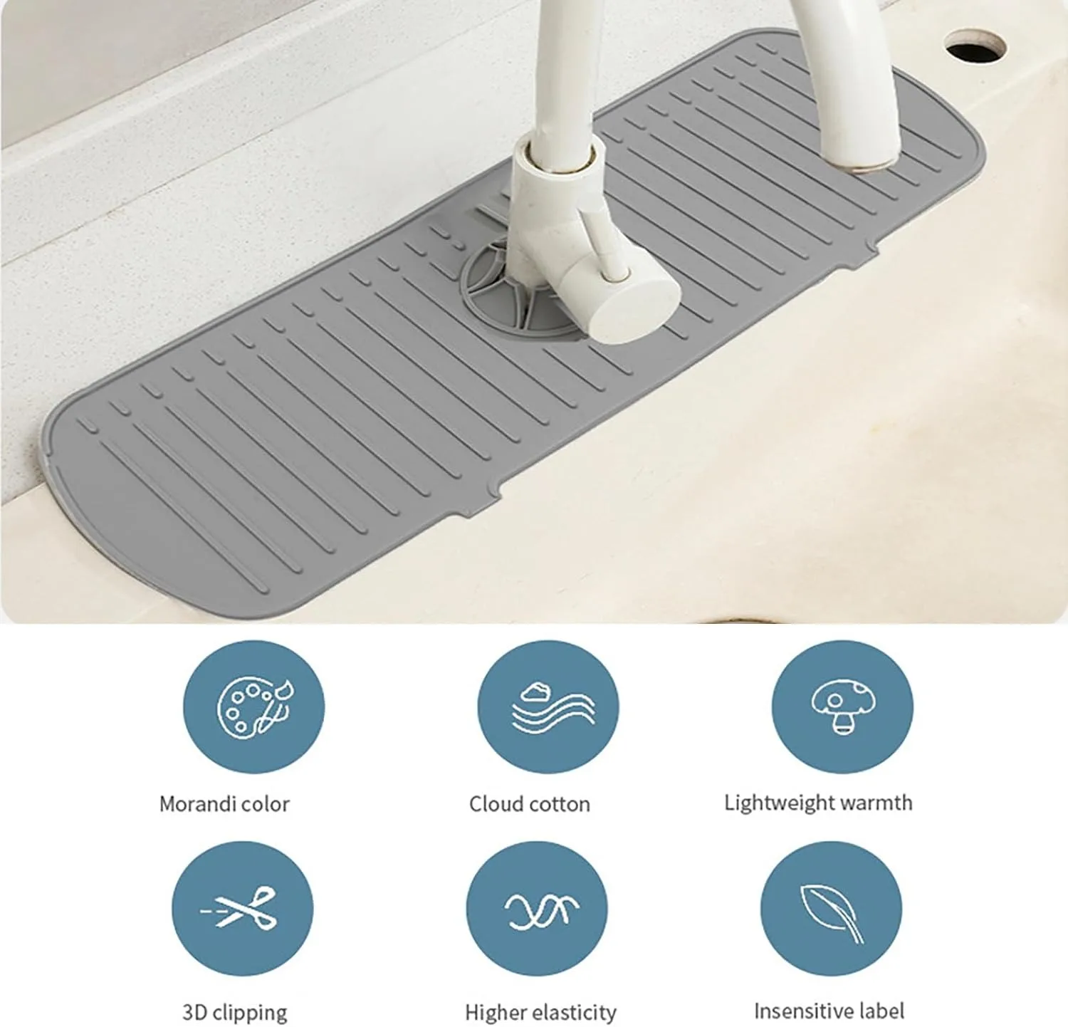 Küchenarmatur-Spritzschutzmatt – Silicone Tap Washer Bewertung und Preis