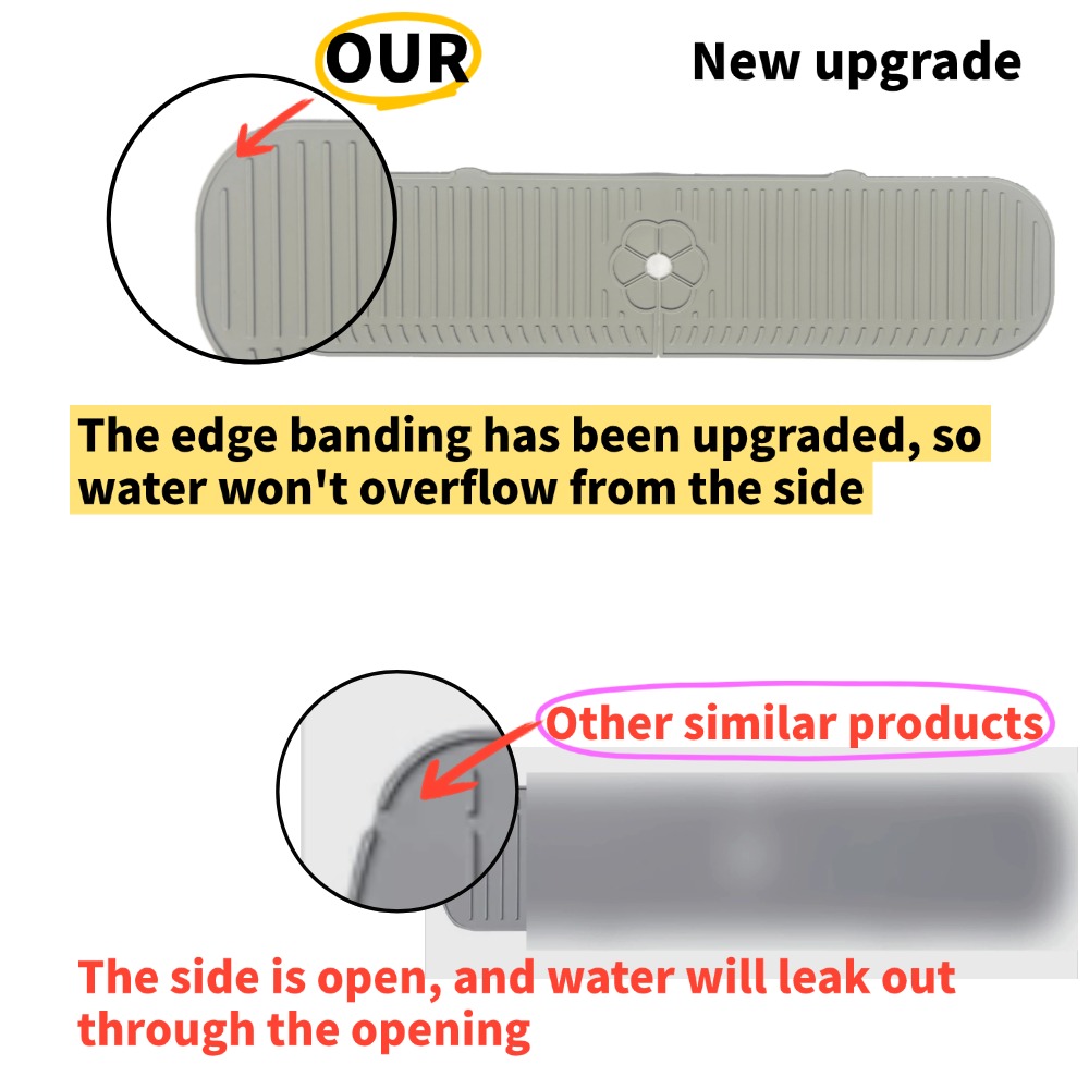 Küchenarmatur-Spritzschutzmatt – Silicone Tap Washer Bewertung und Preis
