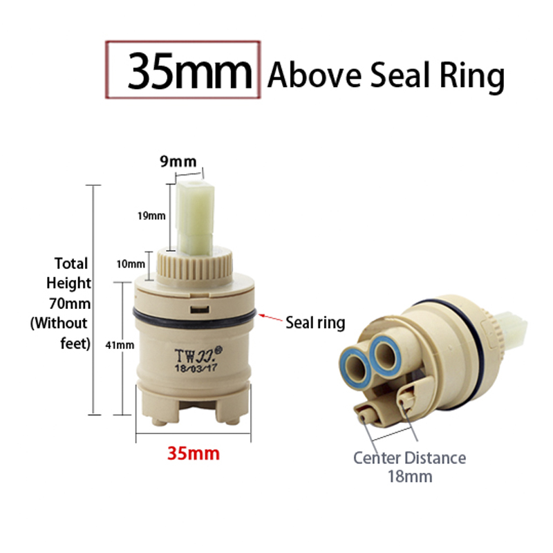 Tap Mischen Hohe spool Ventil  – Shower Valve Cartridge Bewertung und Preis